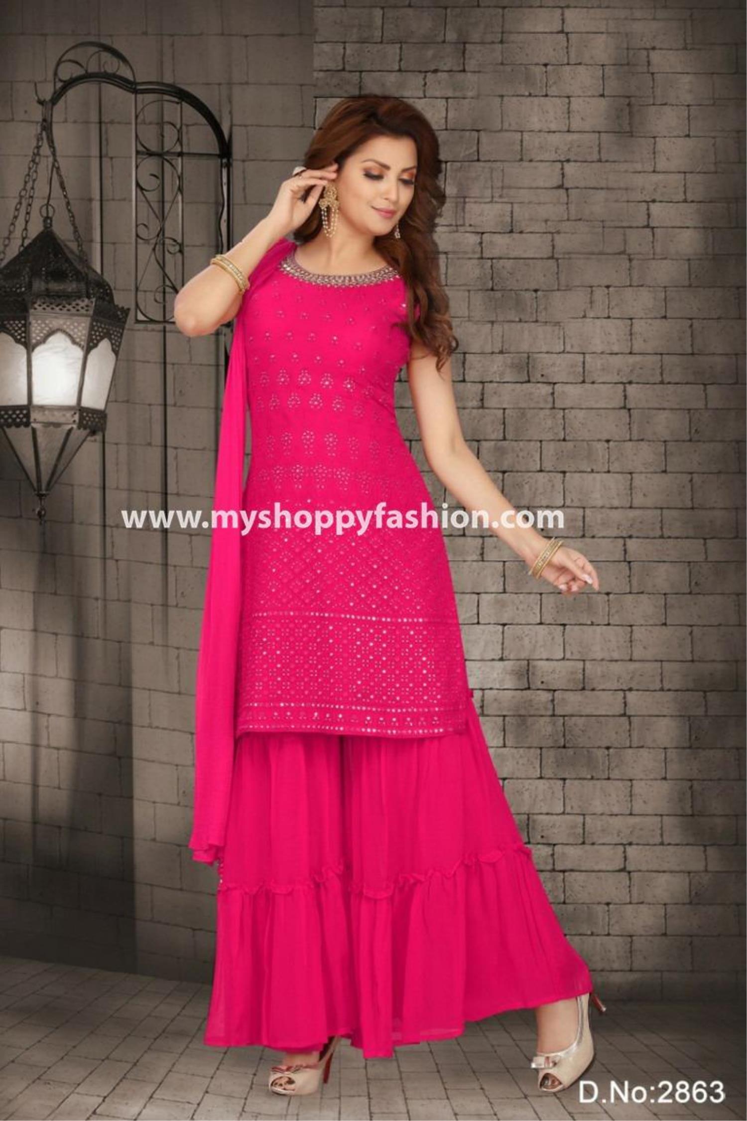 ladies suit gharara