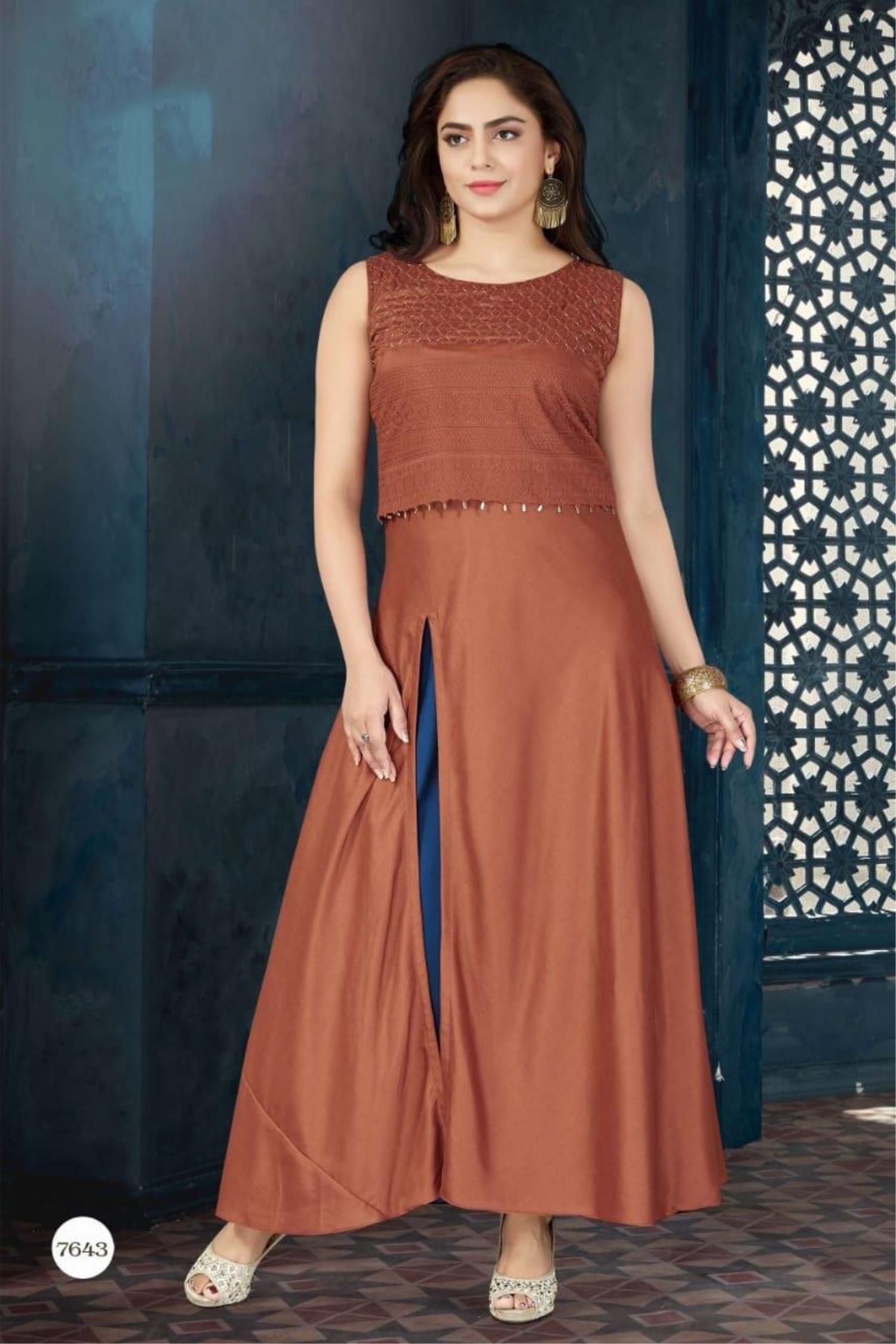 Rust Color Chiffon Dress Woman Maternity Gown Photography Dress Plus –  yewendress
