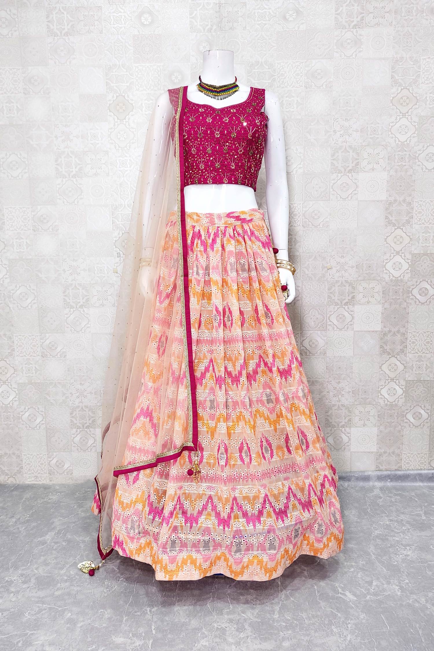 strapless open back dress Isha Gupta Tayal - Pink Drape Dress