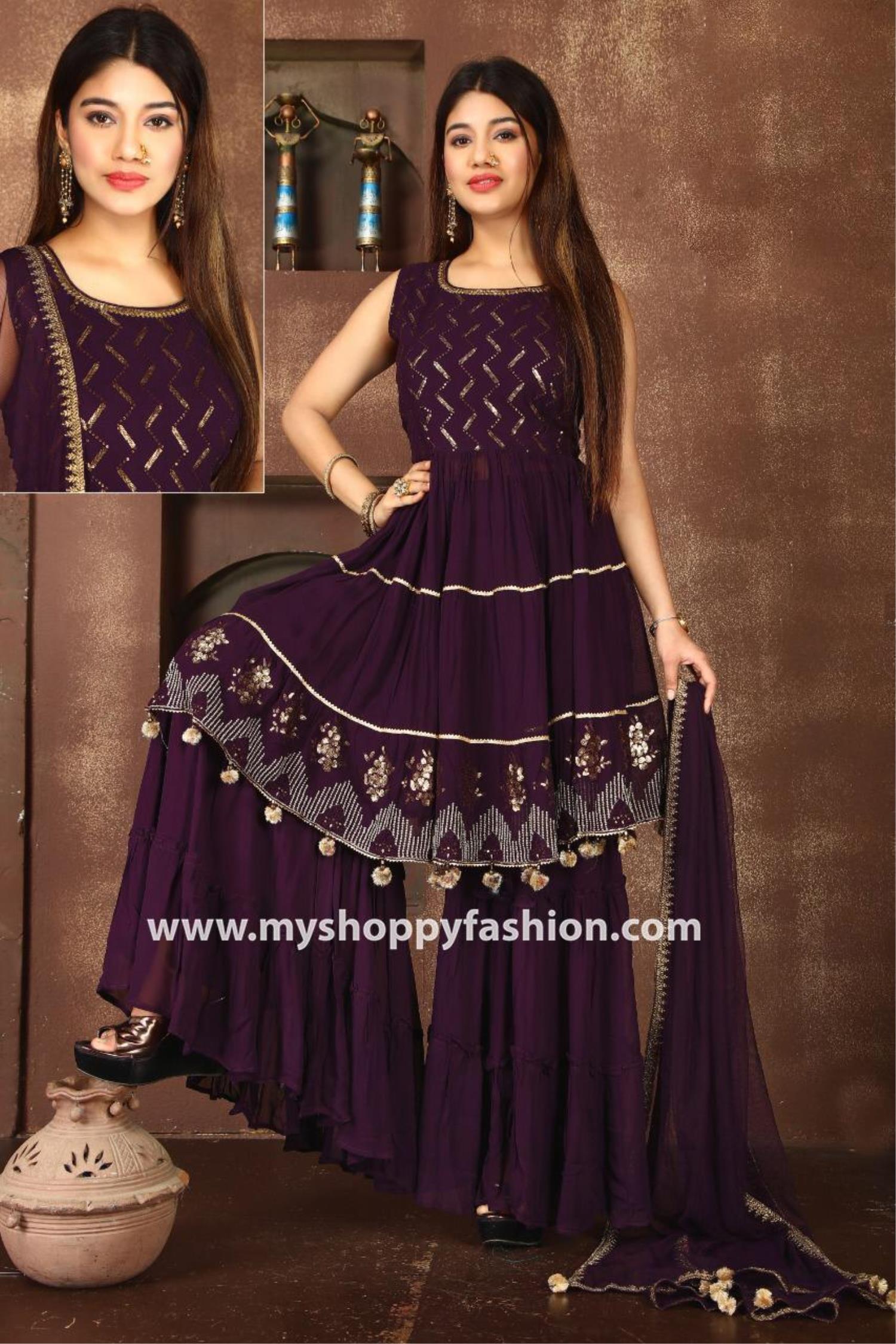 Wine colour ladies suit hotsell