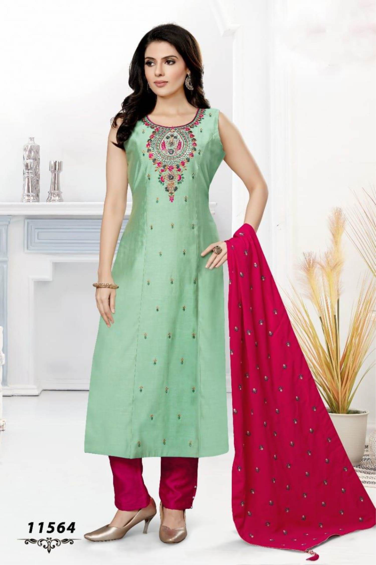 Pure Cotton Salwar Suits Online | Straight Suit Sets for Women | Rangoli