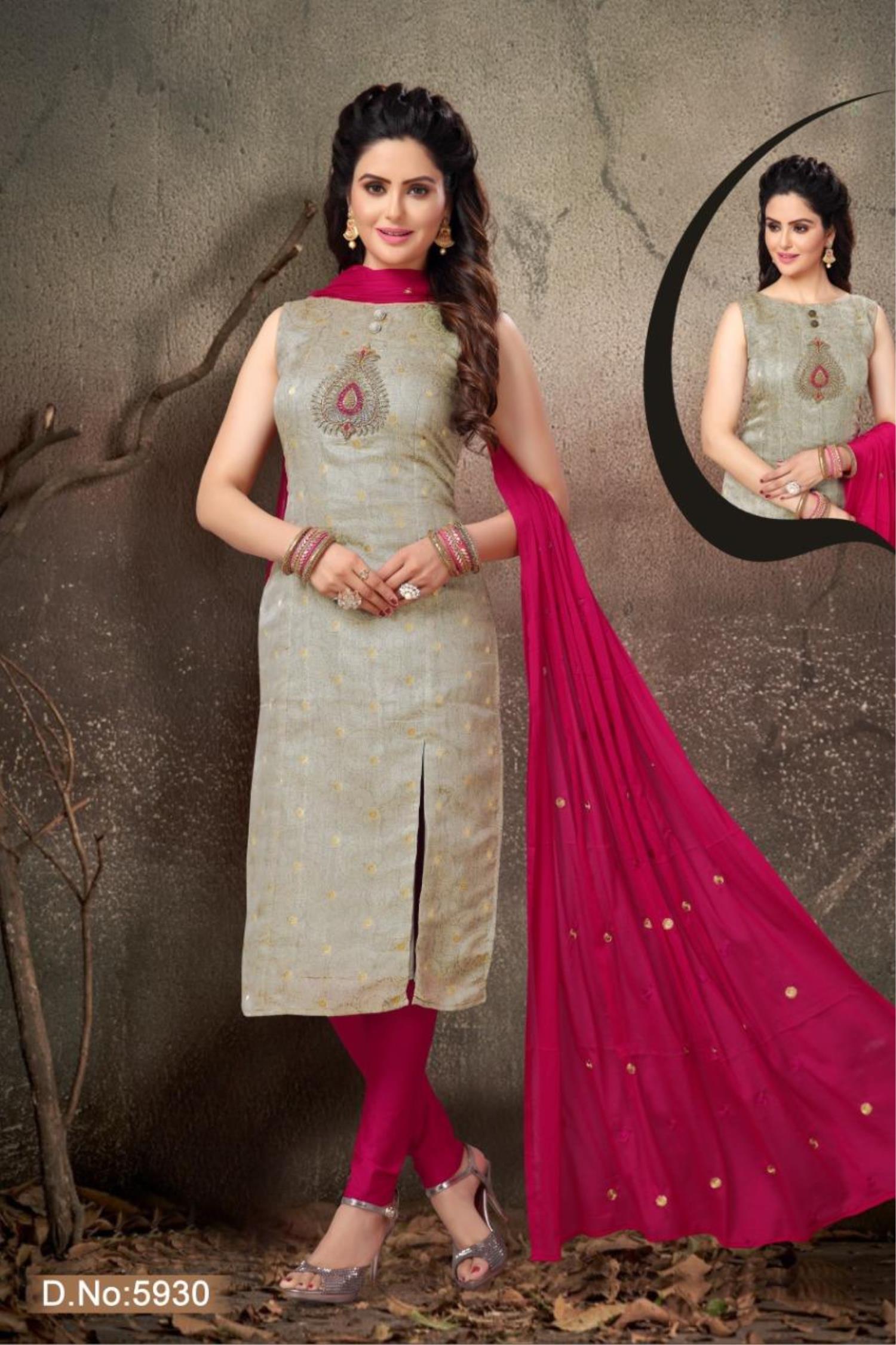 Buy Pheeta Grey Kurta Pant Set With Dupatta for Women Online @ Tata CLiQ