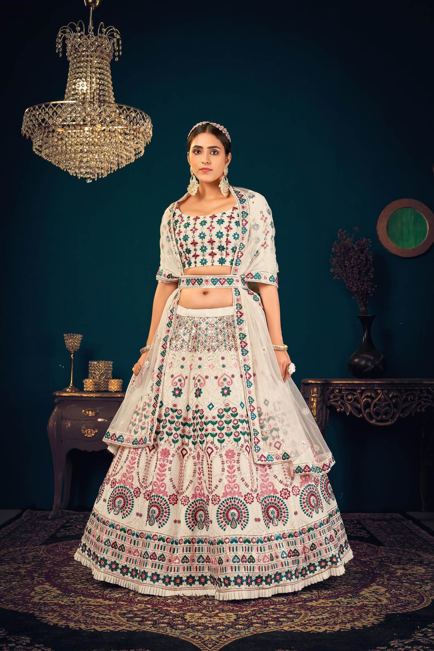 Red Lehenga - Buy Red Bridal Lehenga Cholis Online - Kalki Fashion