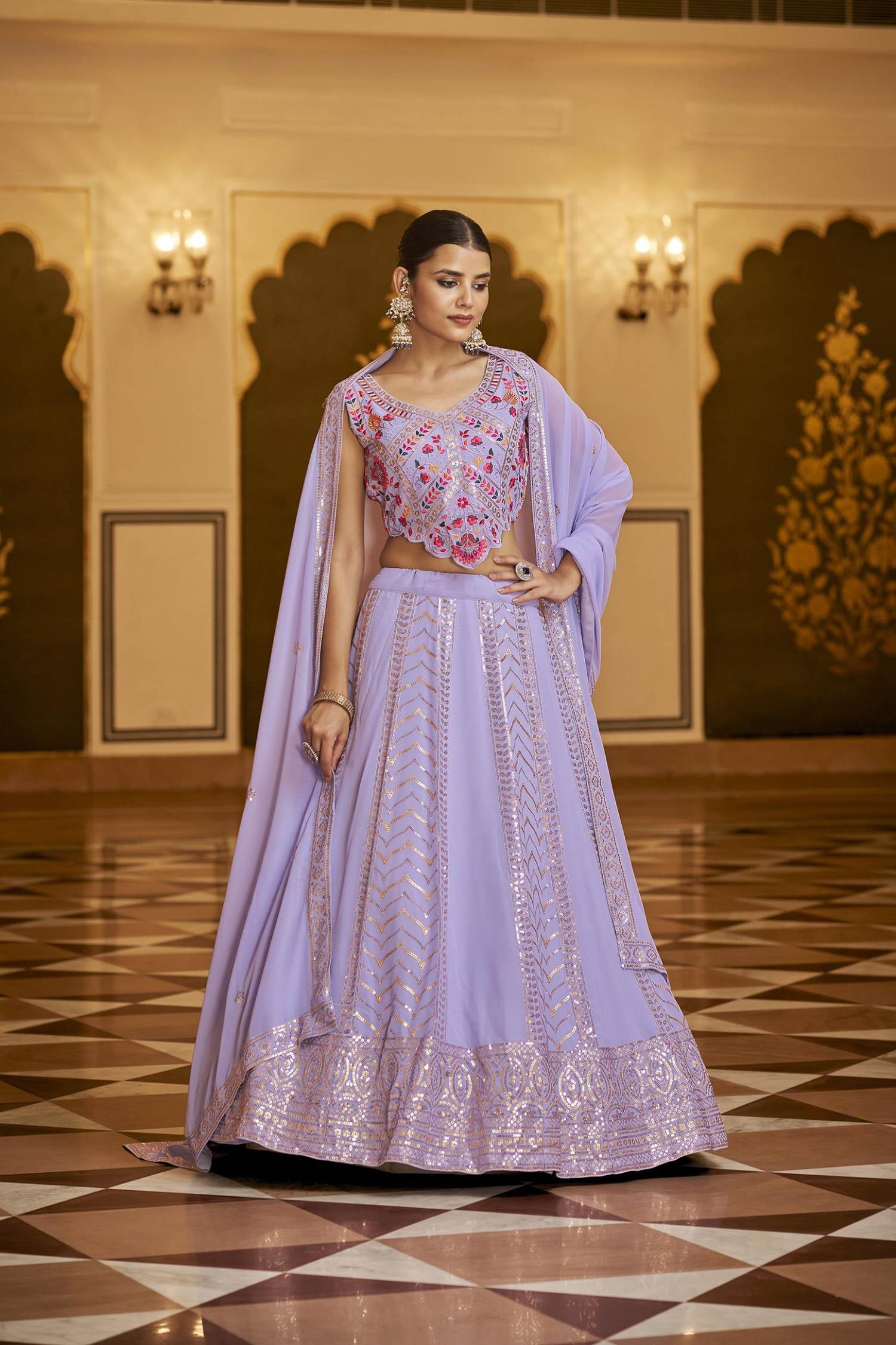 party wear lehenga