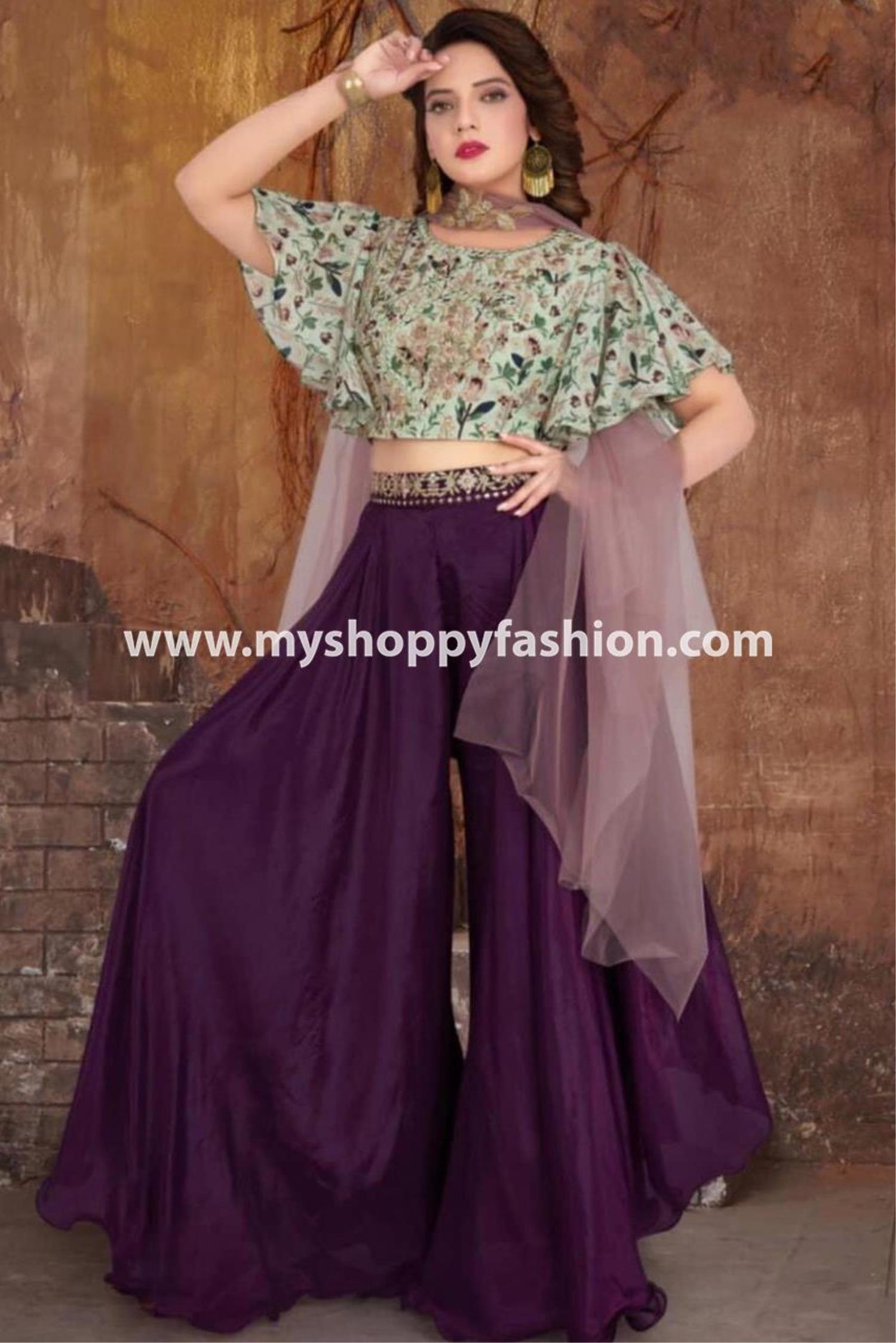 Buy Purple Kurta Suit Sets for Women by MORLY Online | Ajio.com