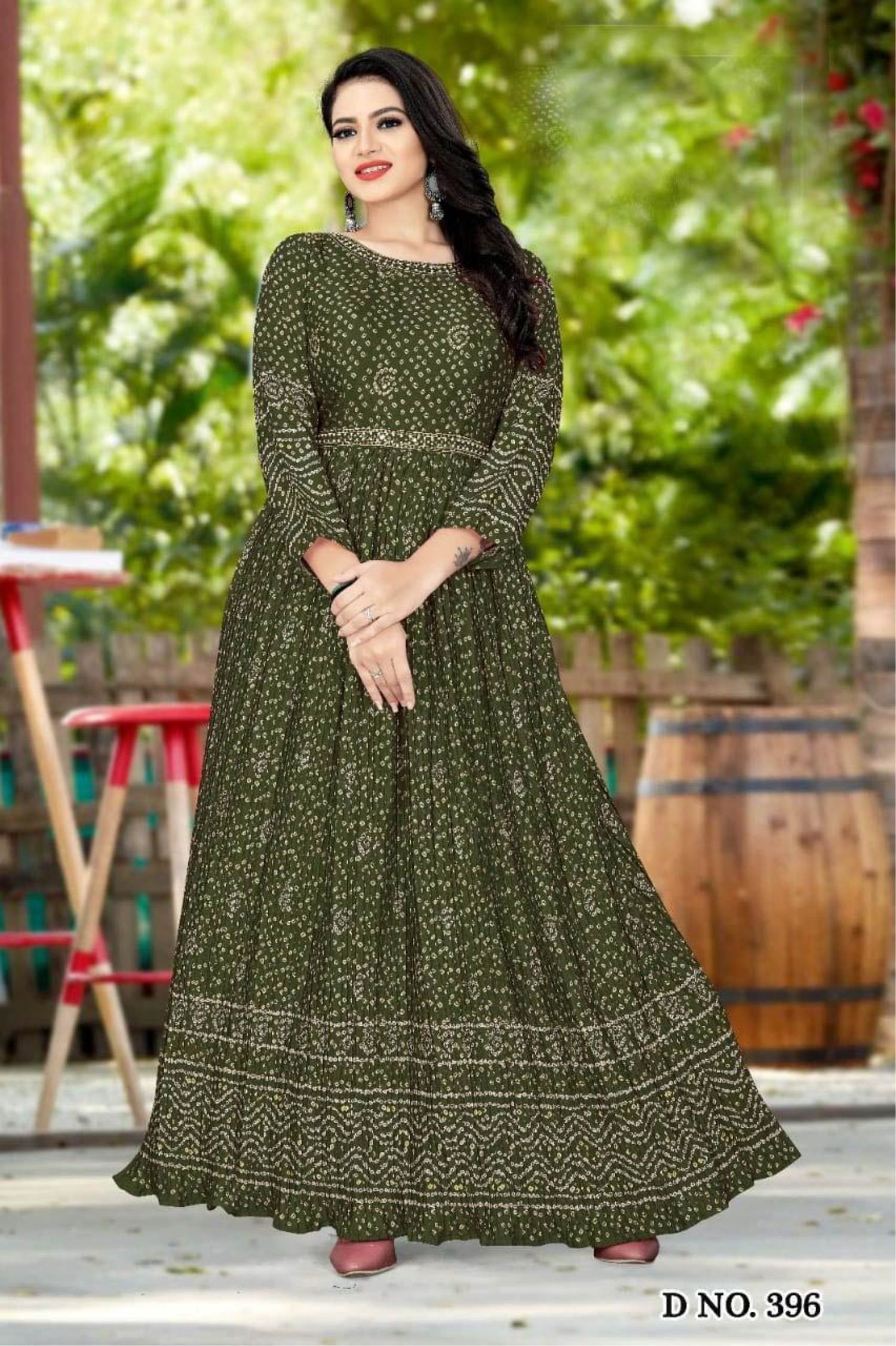 Designers Tyre Pattern Kurti Gowns at Rs 749 | Kurti in Surat | ID:  24647955991