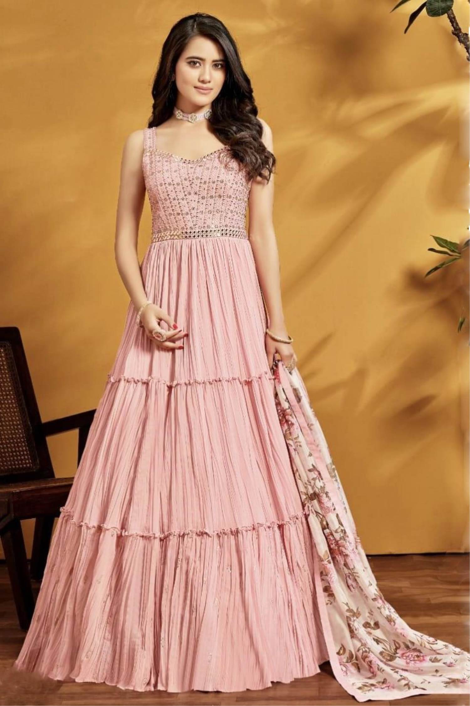 Amazon.com: India Bollywood Ethnic/Wedding Night Readymade Dress for Women  | Eid Ramzan Wear Anarkali Gown Dress for Womens : Clothing, Shoes & Jewelry