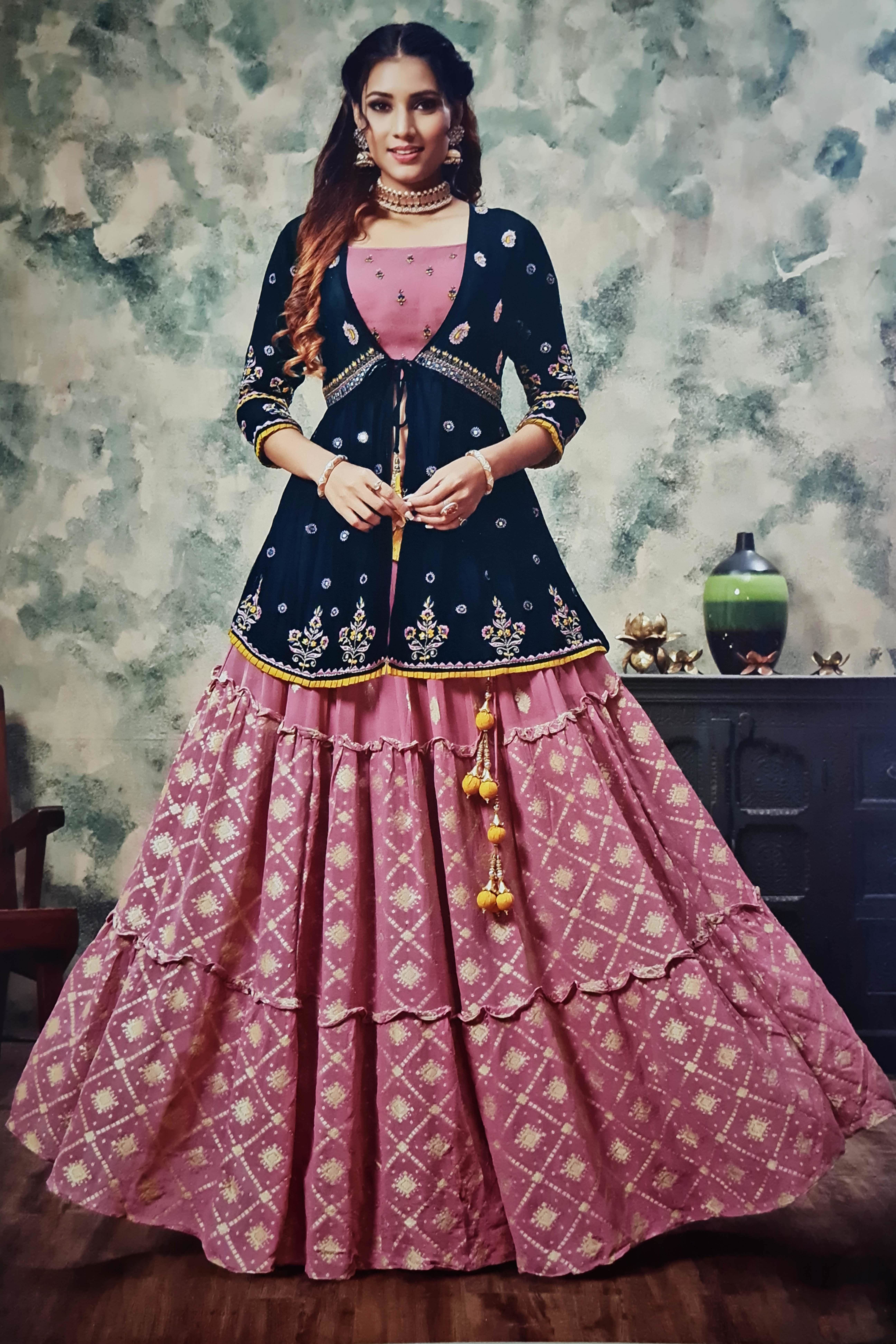 Price : ₹12000 Royal blue Banarasi lehenga paired up with Peach duppatta  and Royal blue blouse. Blouse adorned with intricate work in Peach… |  𝐤𝐨𝐰𝐬𝐡𝐢𝐤𝐢 𝐜𝐨𝐮𝐭𝐮𝐫𝐞 (@kowshiki_couture) on Instagram