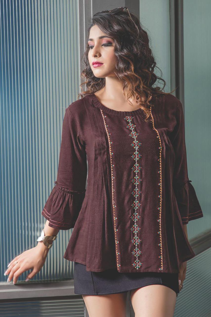 Buy Velvet Embroidered Short Kurti With Velvet Straight Pant,plus Size  Pakistani Designer Wedding Outfits Online in India - Etsy