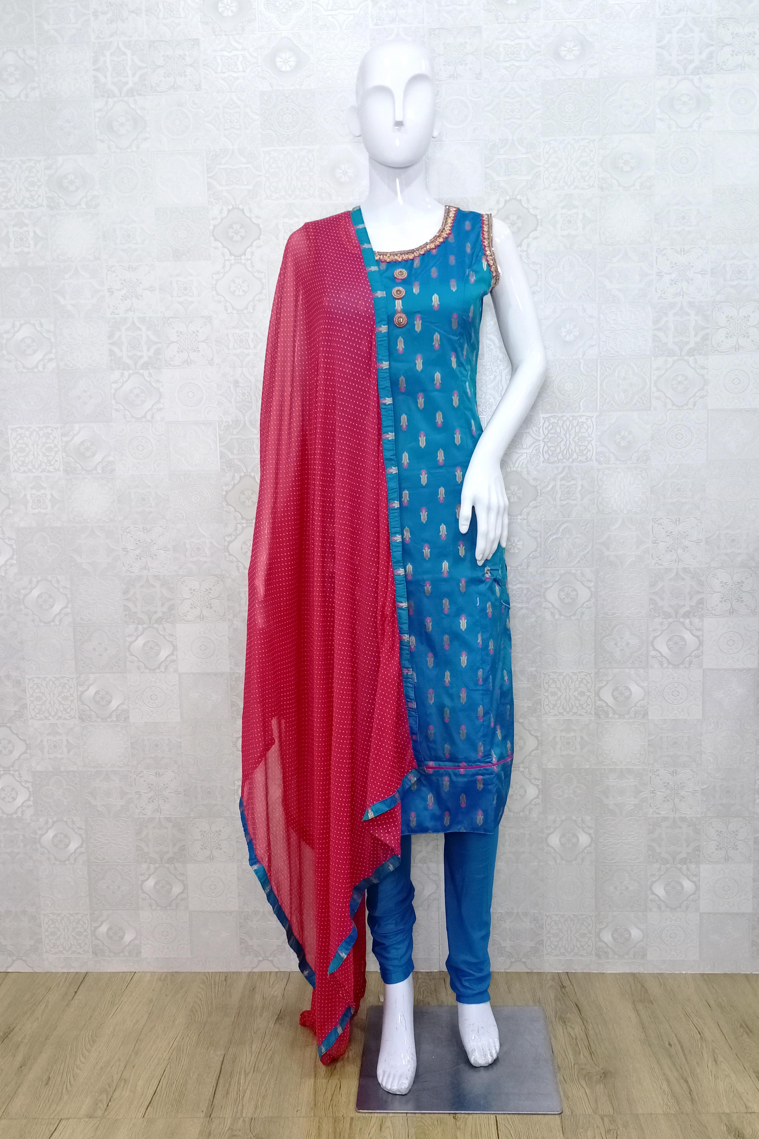 Today's Trendy Sky Blue Colour Punjabi Suit Design Ideas 2023 | Sky Blue Colour  Combination - YouTube