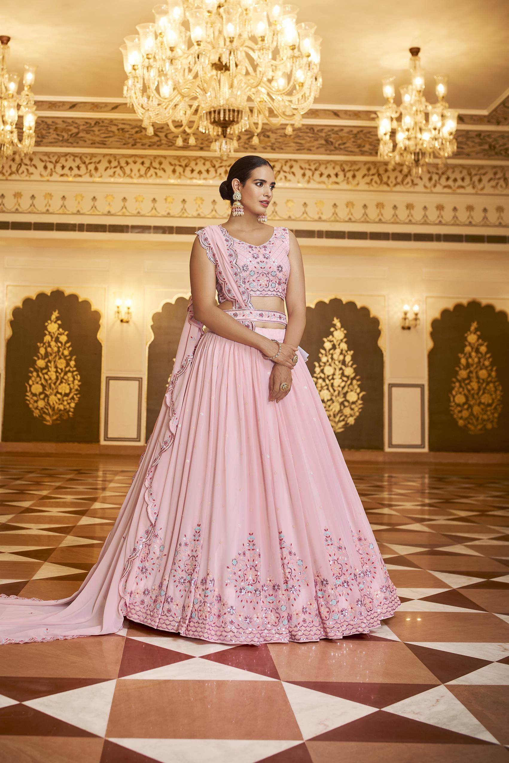 Premium Photo | Elegant Indian duo in clothing shoot with gray suit and  romantic blush pink gown