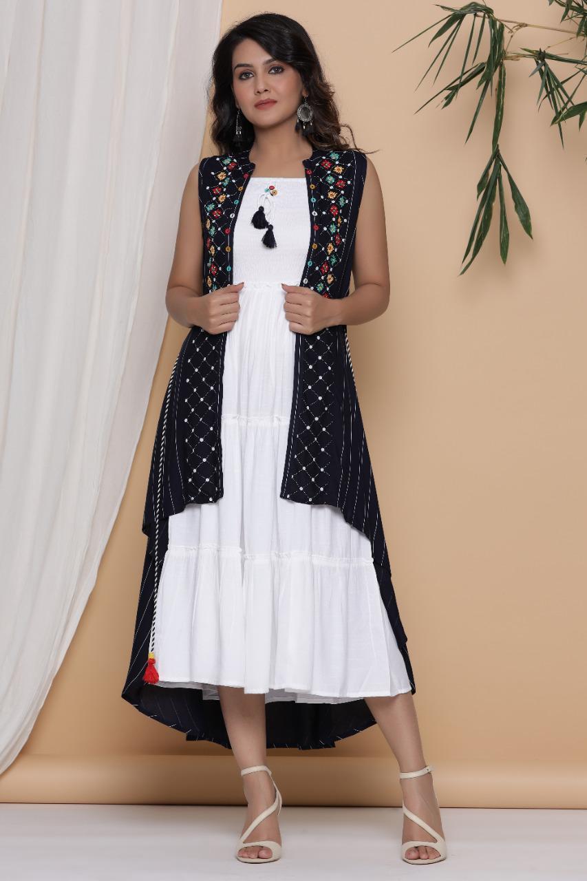 Washable Ladies Stylish Rayon Kurti With Koti at Best Price in Nagpur |  Horizon Enterprises