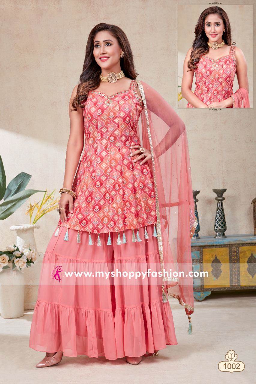 Latest Design Party wear Ghara Suit MY SHOPPY LADIES WEAR