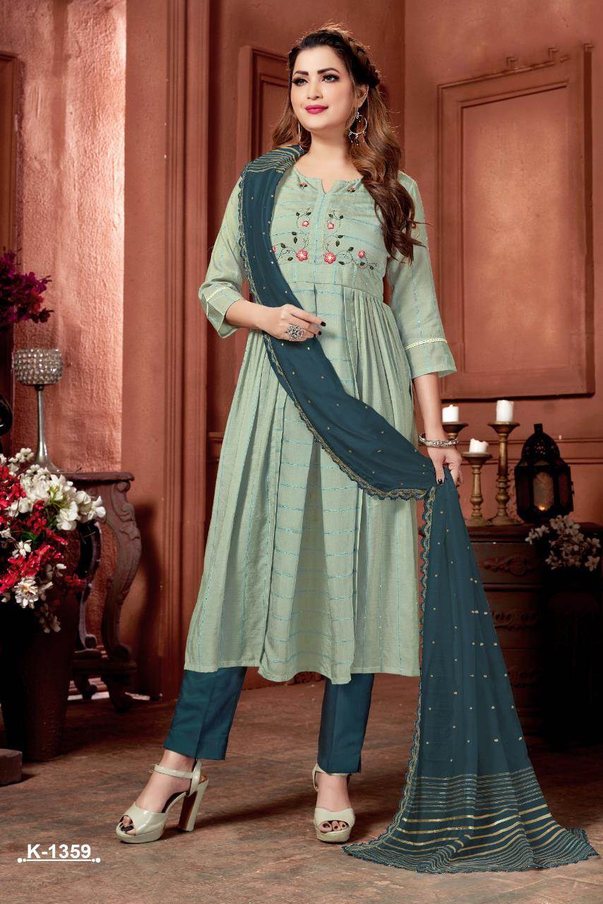 Cotton Peacock Green Embroidered Kurti, Size: S & XL at Rs 650 in Navi  Mumbai