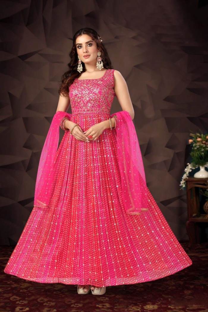 Rani Color Party wear Designer Gown