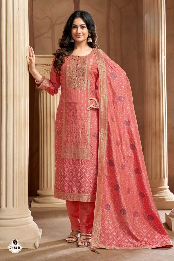 Rust Color Party Wear Designer Pent Suit