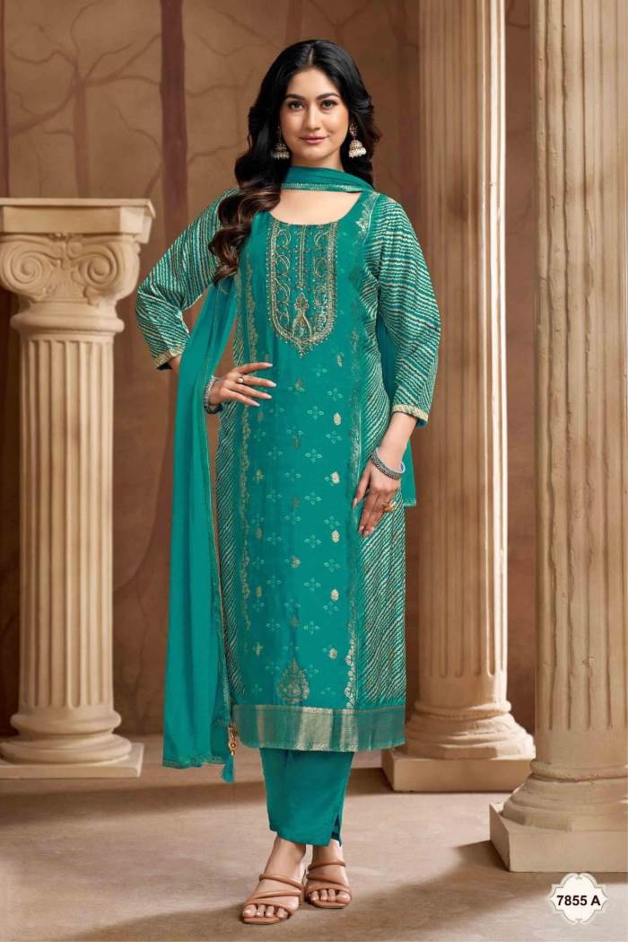 Rama Color Party Wear Designer Straight Long Suit