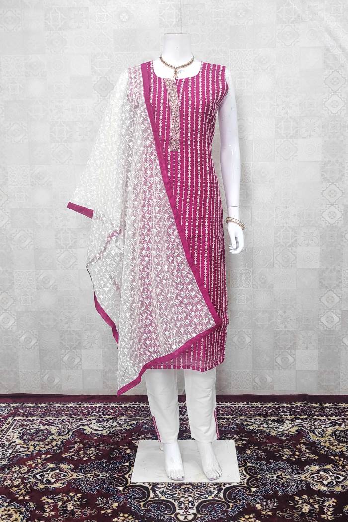 Rani Color Party Wear Designer Straight Long Suit 