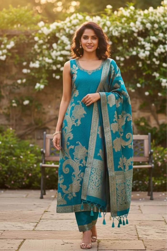 Rama Color Party Wear Designer Pent Suit