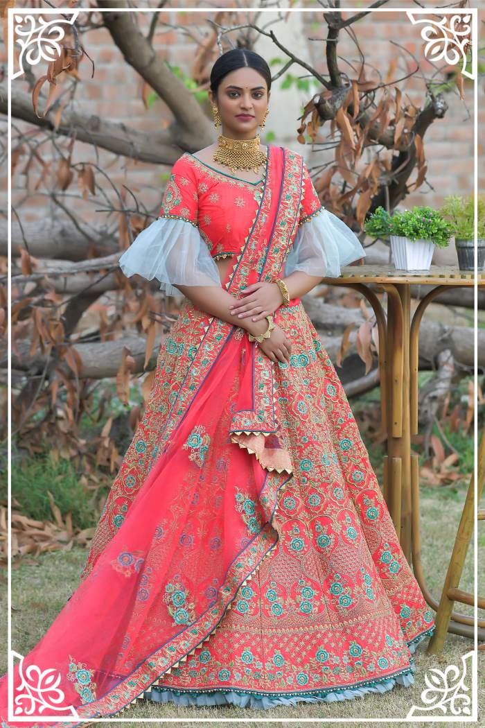 Pink Color Designer Semi-Stitched Lehenga Choli With Dupatta Pink Color Designer Semi-Stitched Lehenga Choli With Dupatta