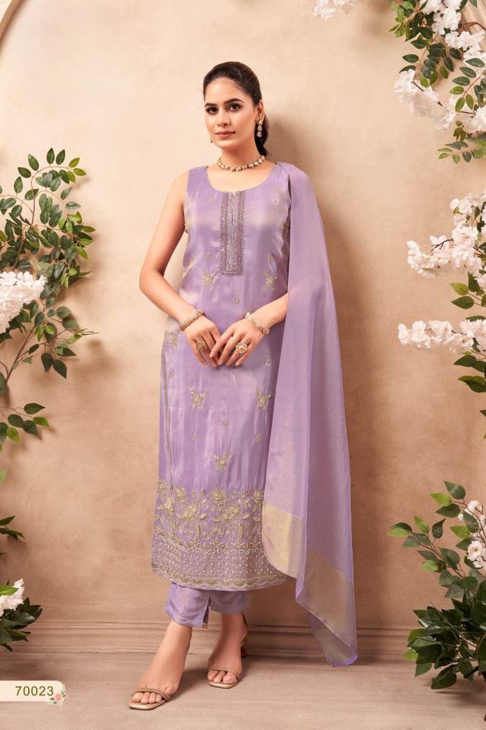 Purple color wedding collection Dress with Dupatta