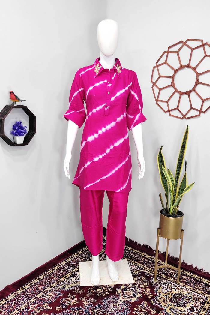 Rani Color Party Wear Designer CO ORD Set