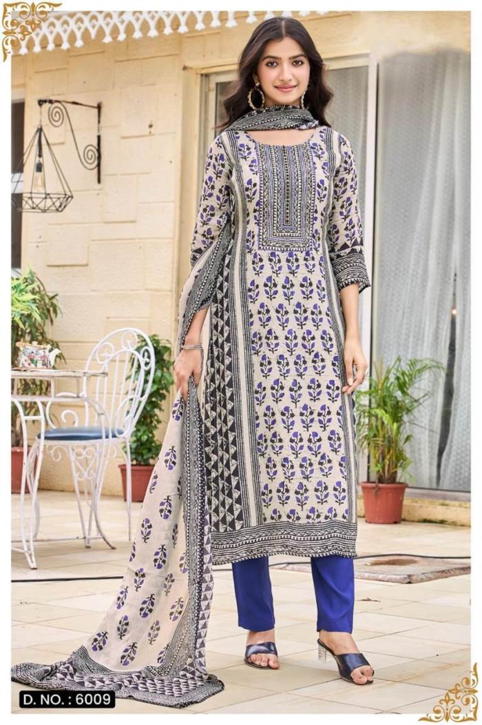 Blue Color Party Wear Designer Straight Suit