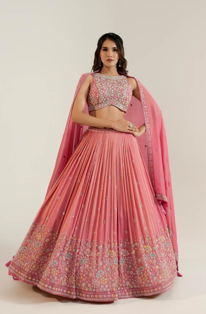Pink Color Wedding collection Lehenga Choli