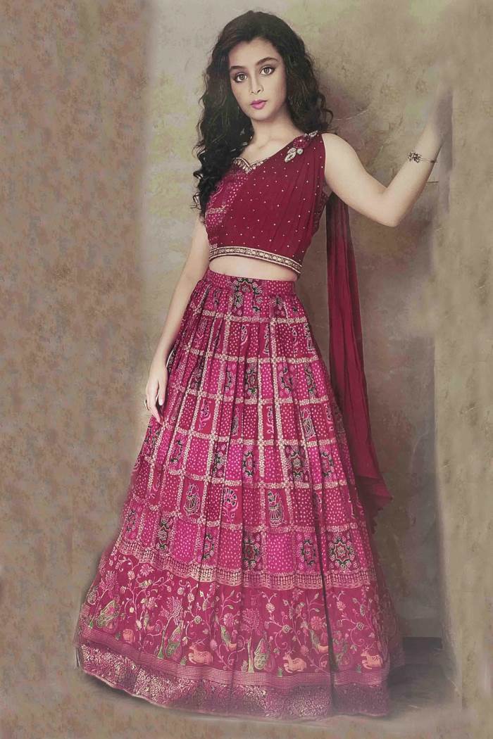 Rani Color Wedding Collection Designer Lehenga Choli
