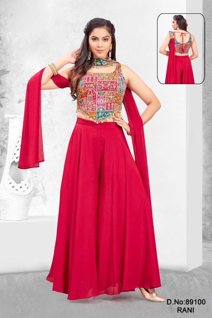 Indo western choli suit sales