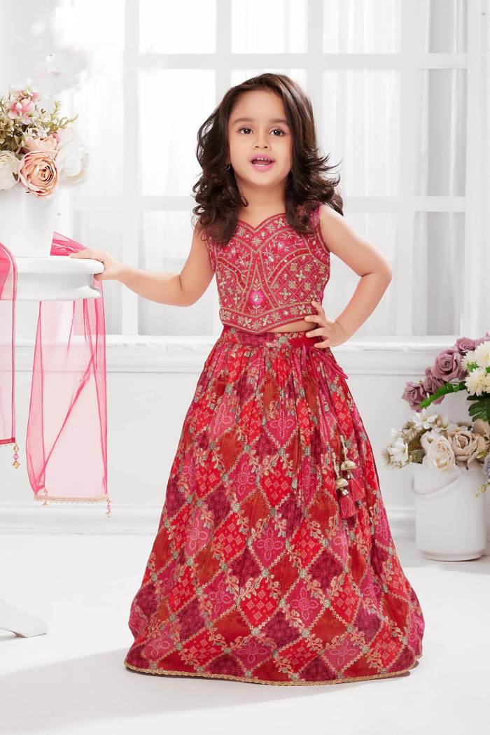 Rani Color Party Wear Designer Lehenga Choli